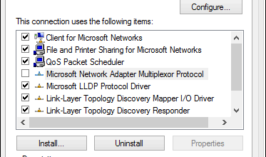 Microsoft Network Adapter Multiplexor Protocol